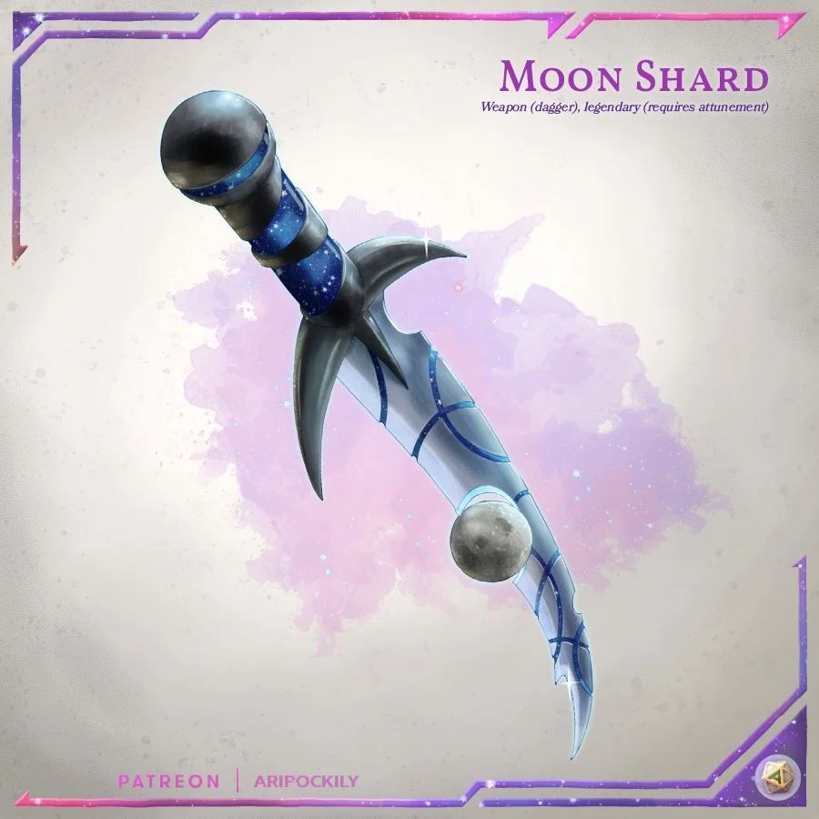 The moonshard dagger