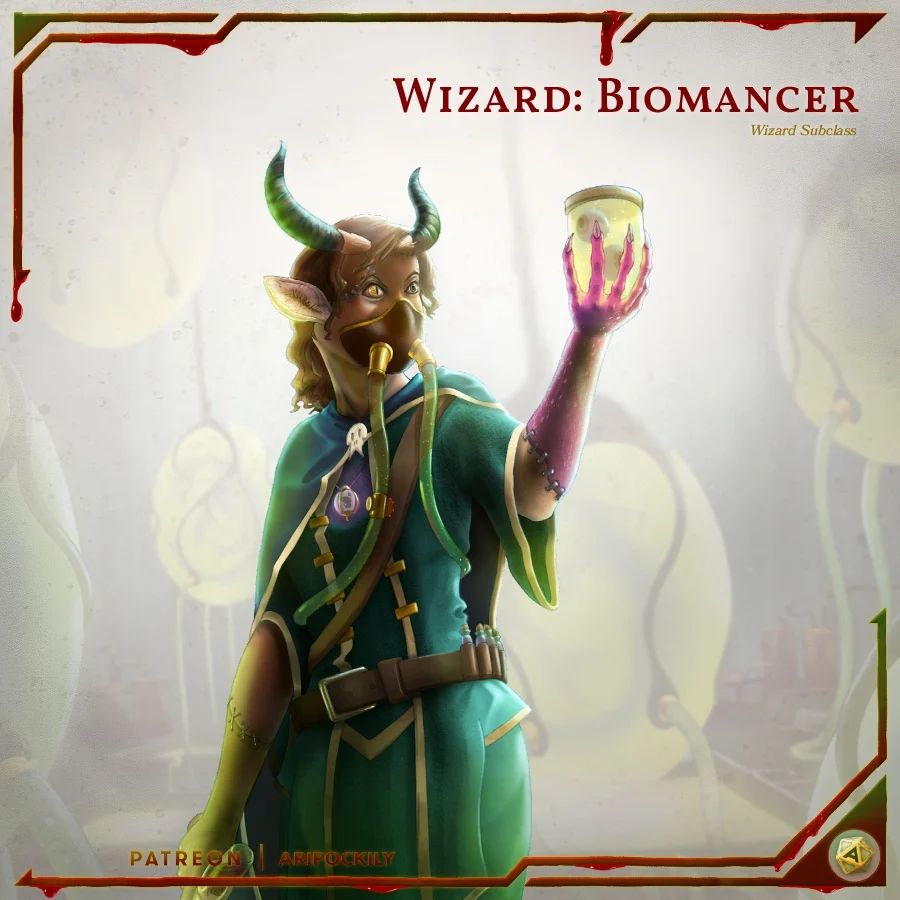 The biomancer a wizard subclass